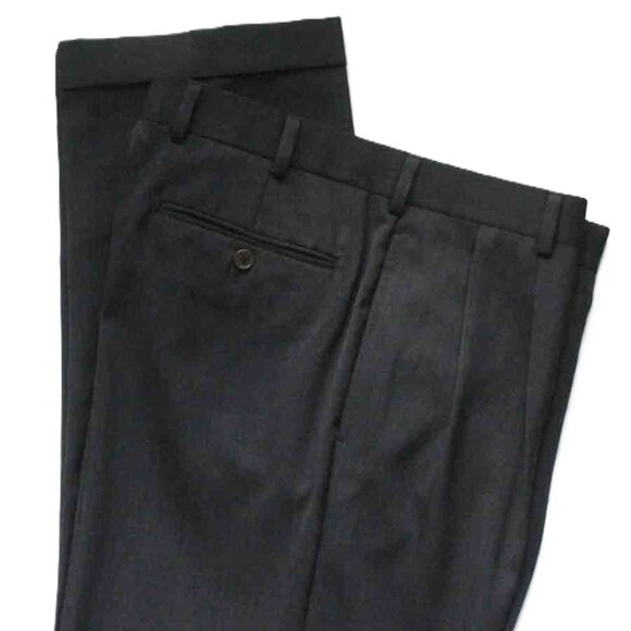 NWOT Brooks Brothers Madison Wool Pleated Dress Pants Gray Men's Size 36 X 30 - Picture 1 of 2